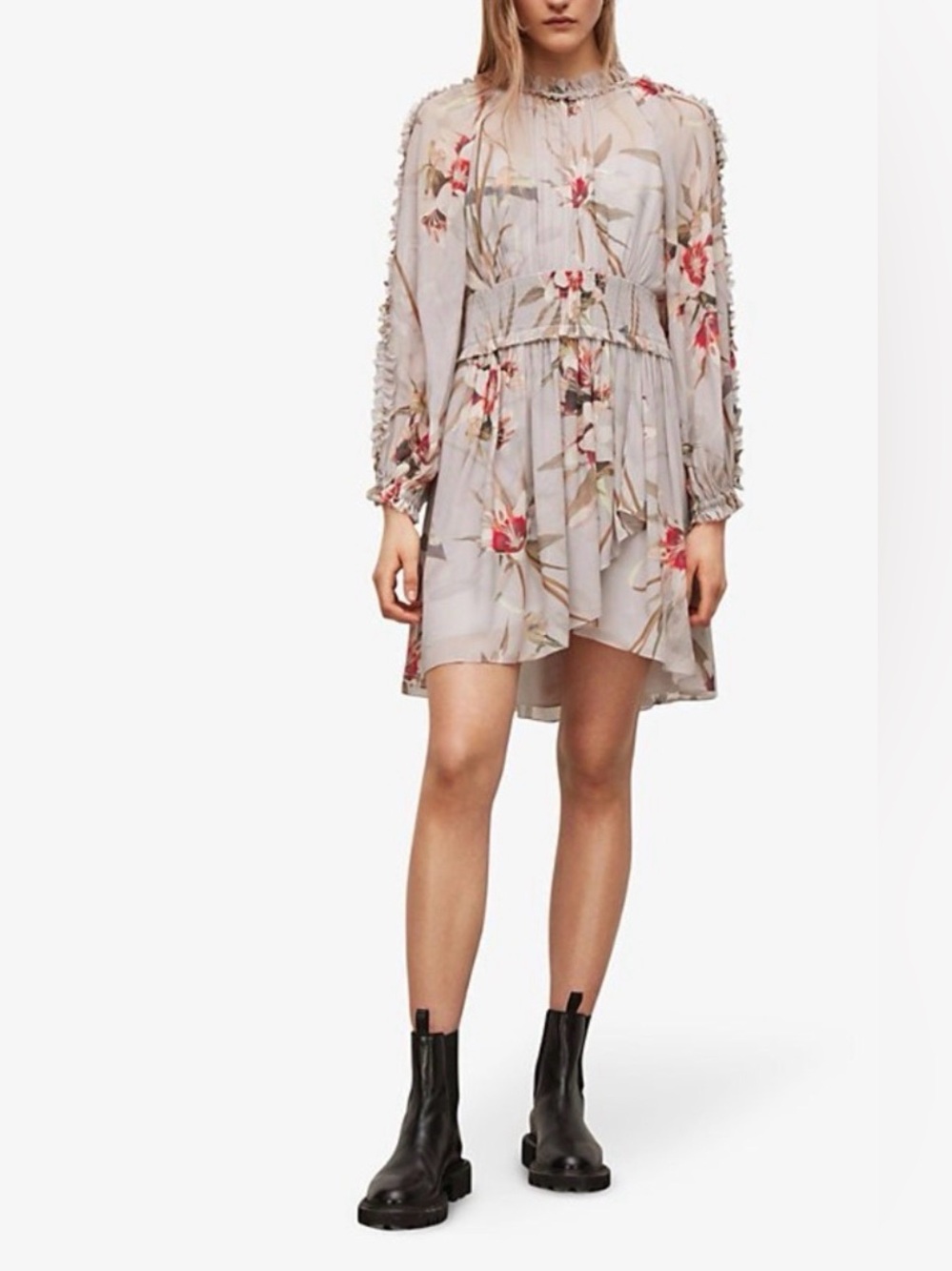 The AllSaints Thallo Kuroyuri Dress